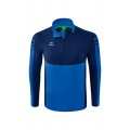 Erima Sport-Langarmshirt Six Wings Trainingstop (100% Polyester, Stehkragen, 1/2 Zip) royalblau/navyblau Jungen